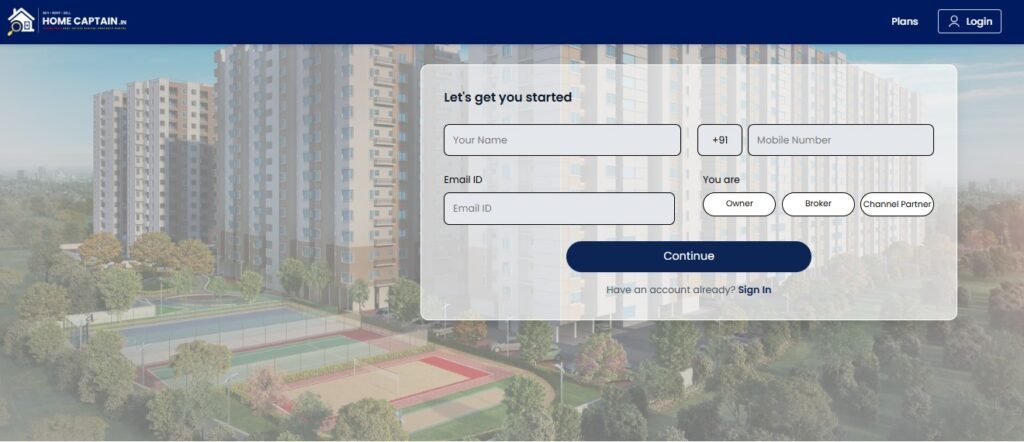 Listing free Property Home captain