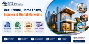 Real Estate, Home Loans, Interiors & Digital Marketing